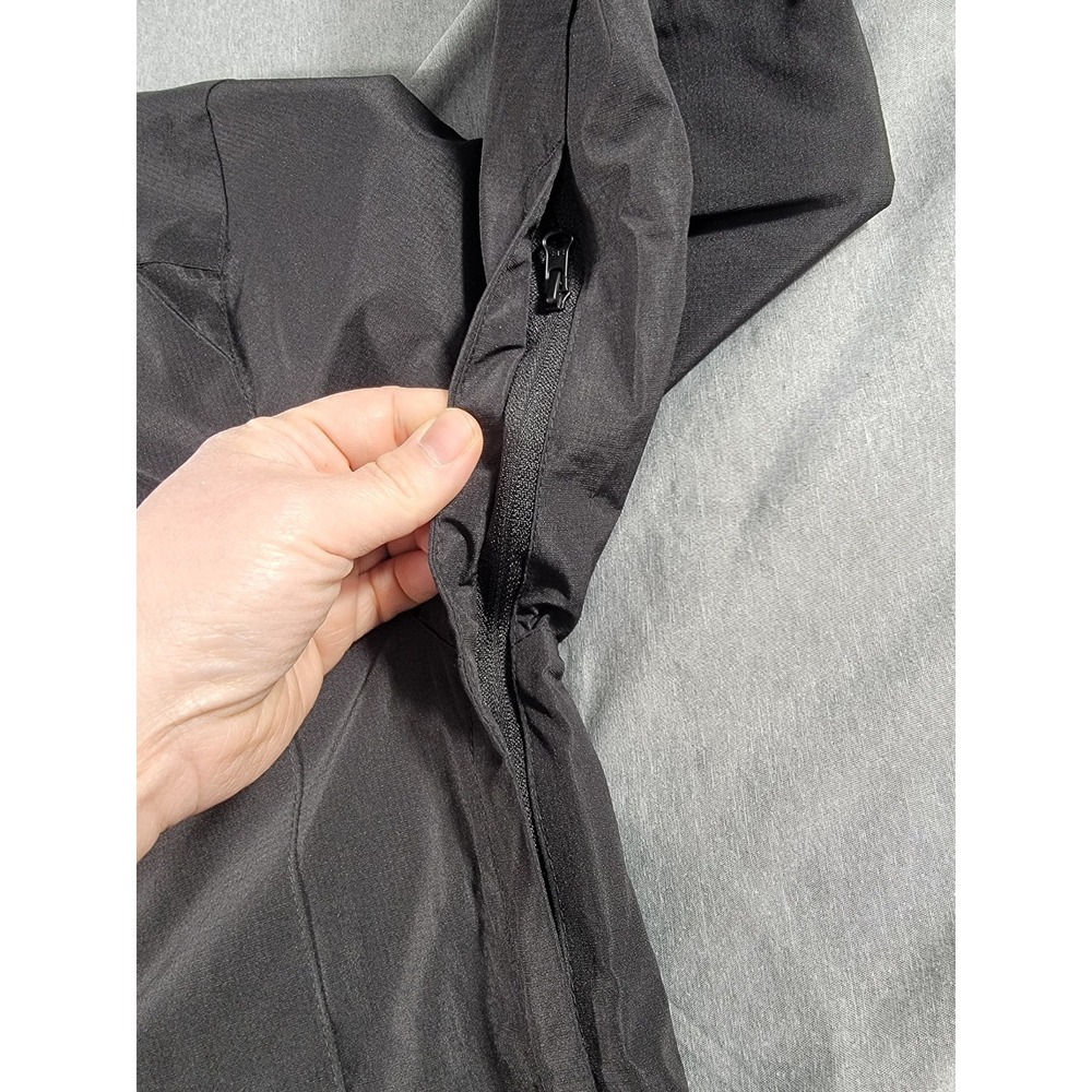 NEW DIXXON Ground Up Hooded Tech Jacket Vented Water Repellant Large Black - Picture 7 of 9